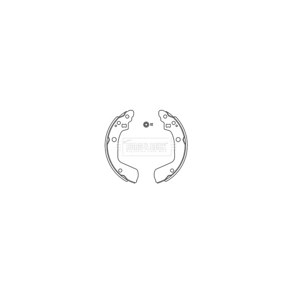 Brake Shoe Set image